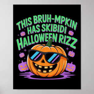 Grappige Halloween Middelbare School Slang Hallowe Poster
