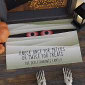 Grappige Halloween Mummy Monster Ogen Deurmat