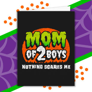Grappige Halloween Niets Maakt Me Bang Moeder van Kaart