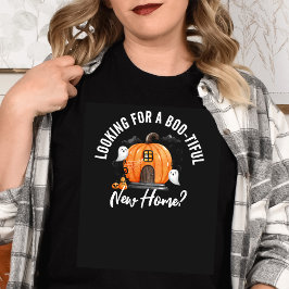 Grappige Halloween Nieuwe Huis Vastgoed Agent T-shirt