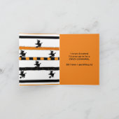 Grappige Halloween oma heks Kaart (Binnen)