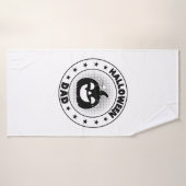 Grappige Halloween Pap Halloween Pumpkin Badhanddoek (Badhanddoek)