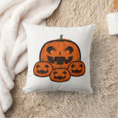 Grappige Halloween pompoen, enge Halloween Kussen (Deken)