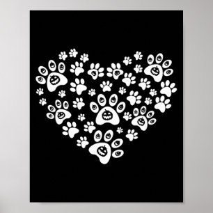 Grappige Halloween Pompoen Hondenpoten - Halloween Poster