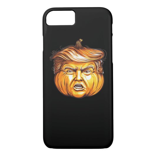 Grappige Halloween pompoen politieke parodie Donal Case-Mate iPhone Case (Achterkant)