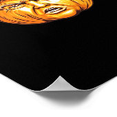 Grappige Halloween pompoen politieke parodie Donal Poster (Hoek)