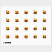 Grappige Halloween Pompoen Ster Sticker (Vel)