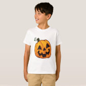 Grappige Halloween Pompoen  T-shirt (Voorkant volledig)