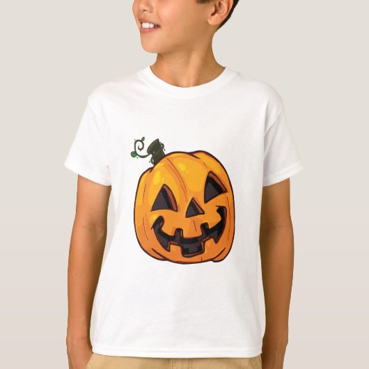 Grappige Halloween Pompoen  T-shirt (Voorkant)