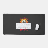 Grappige Halloween Pompoen Taart Ontwerp_1 Bureaumat (Keyboard & Muis)