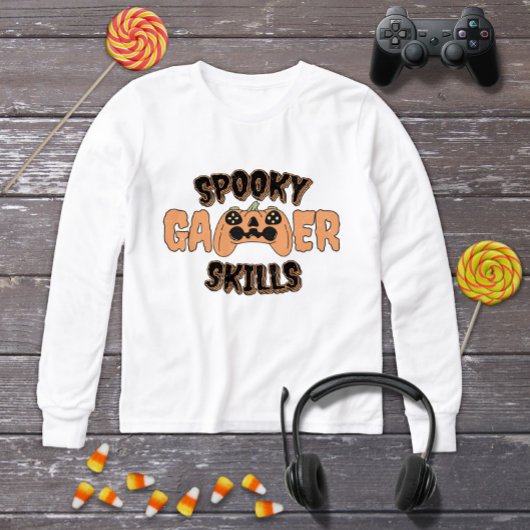 Grappige Halloween Pompoen Video Game Controller