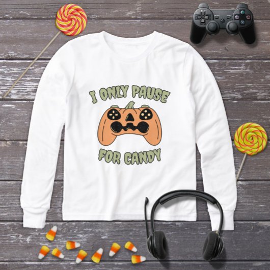 Grappige Halloween Pompoen Video Gamer Controller