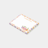 Grappige Halloween pompoenen en paddenstoelen Post-it® Notes (Schuin)