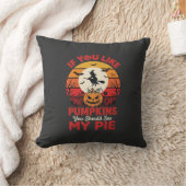 Grappige Halloween Pompoenen Taart Ontwerp_1 Kussen (Deken)