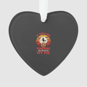 Grappige Halloween Pompoenen Taart Ontwerp_1 Ornament