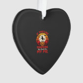 Grappige Halloween Pompoenen Taart Ontwerp_1 Ornament (voorkant)