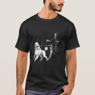 Grappige Halloween Poodle Hond en de Oogster T-shirt