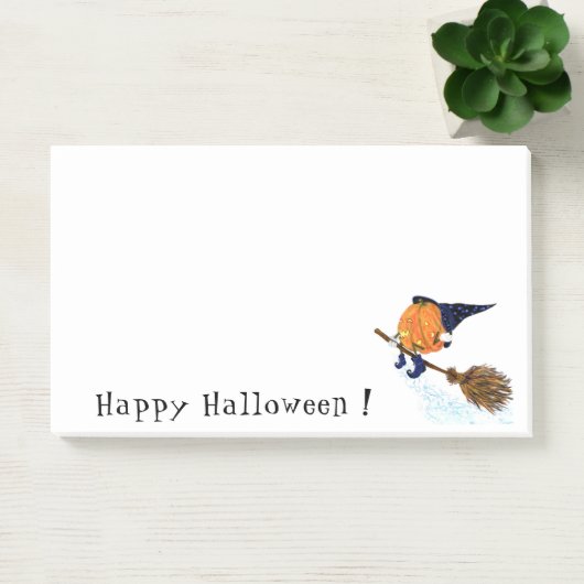 Grappige Halloween Post-it® notes Witch Pumpkin (Kantoor)