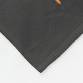 Grappige Halloween Postbode Heks Kat Grafisch Fleece Deken (Hoek)