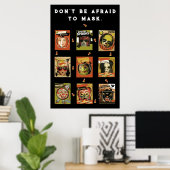 Grappige Halloween Poster (Thuiskantoor)