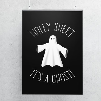 Grappige Halloween Poster - Gatverdamme Het Is Een