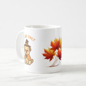 Grappige Halloween Pug Heks Koffiemok (Voorkant links)
