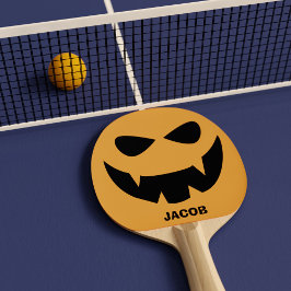 Grappige Halloween Pumpkin Gezicht Ping Pong Paddl Tafeltennisbatje