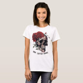 Grappige Halloween Quotes Shirt, Skeleton Hallowee T-shirt (Voorkant volledig)