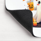 Grappige Halloween Schattigee Geest Drink Ice Coff Muismat (Hoek)