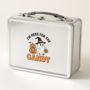 Grappige Halloween Snoep Geest Pompoen Vintage Ont