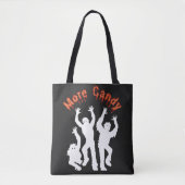 Grappige Halloween Snoep Zombies Tote Bag (Voorkant)