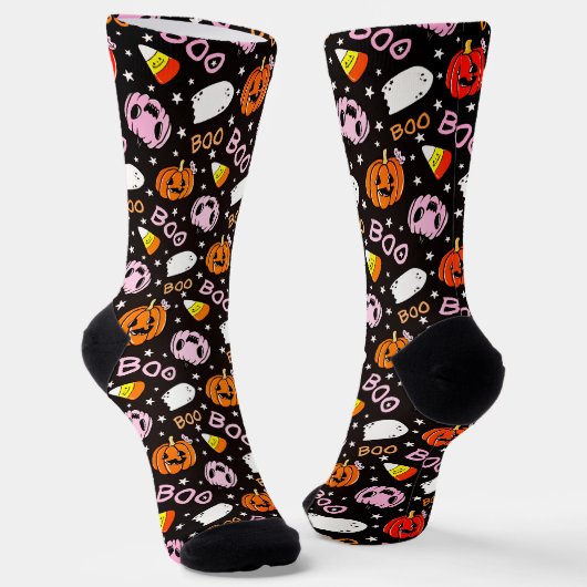 Grappige Halloween Sokken (Gebogen)