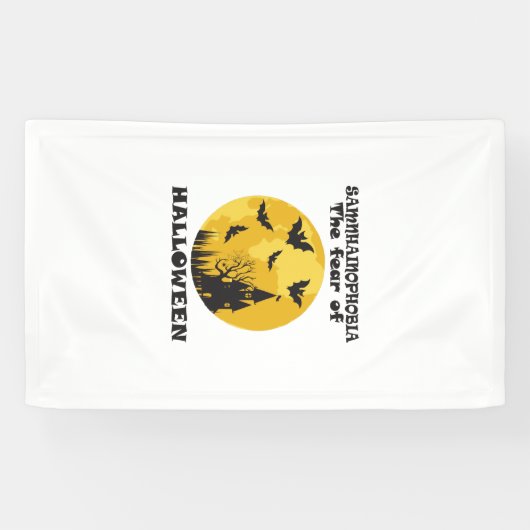 Grappige Halloween Spandoek (Horizontaal)