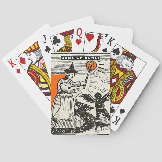 Grappige Halloween-speelkaarten Pokerkaarten (Achterkant)