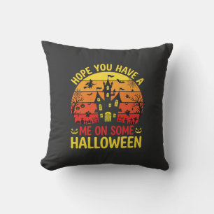 Grappige Halloween Spoken Huis Me Op Sommige Ontwe Kussen