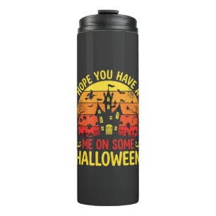 Grappige Halloween Spoken Huis Me Op Sommige Ontwe Thermosbeker
