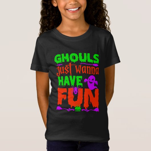 Grappige Halloween-spoken willen gewoon lol hebben T-shirt (Voorkant)
