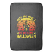 Grappige Halloween Spokenhuis Me Op Sommige Ontwer Badmat (Voorkant Verticaal)