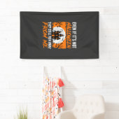 Grappige Halloween Spokenhuis Quote Grafisch Spandoek (Insitu)