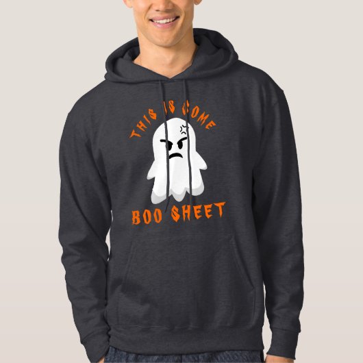 Grappige Halloween Spooky Ghost Dit is Boo Sheet Hoodie (Voorkant)