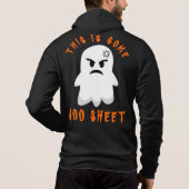Grappige Halloween Spooky Ghost Dit is Boo Sheet Hoodie (Achterkant)