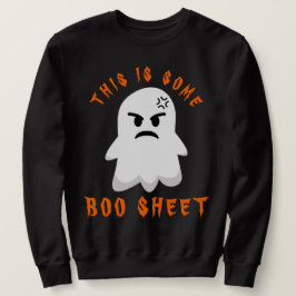 Grappige Halloween Spooky Ghost Dit is Boo Sheet Trui