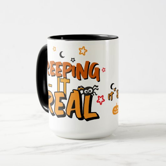 Grappige Halloween Sterren Present Creeping It Rea Mok (Voorkant links)