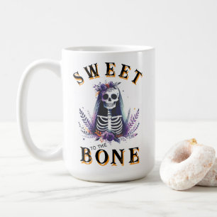Grappige Halloween Sweet to the Bone Koffiemok