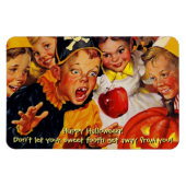 Grappige Halloween Sweet Tooth Magnet uit het midd Magneet (Horizontaal)