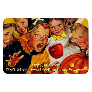 Grappige Halloween Sweet Tooth Magnet uit het midd Magneet