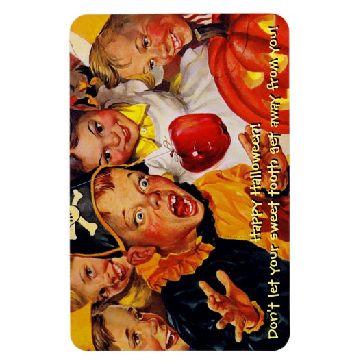 Grappige Halloween Sweet Tooth Magnet uit het midd Magneet (Verticaal)