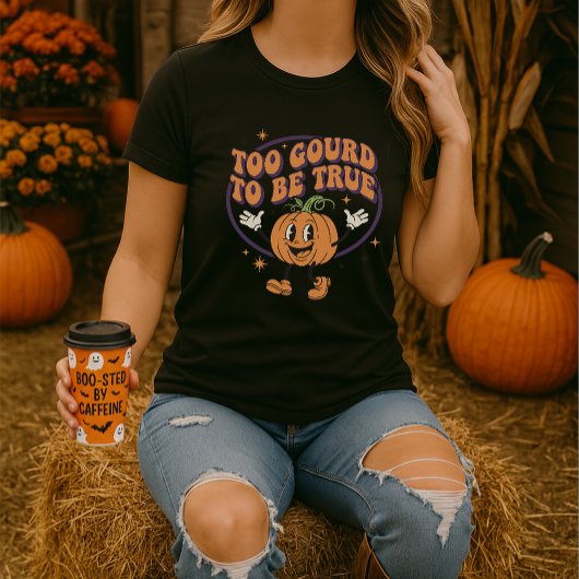 Grappige Halloween te pompoen om echte pompoen woo T-shirt