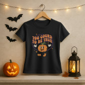 Grappige Halloween te pompoen om echte pompoen woo T-shirt
