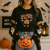 Grappige Halloween te pompoen om echte pompoen woo T-shirt